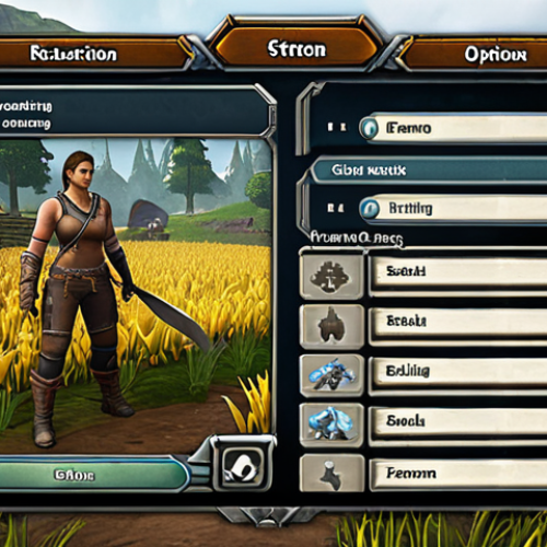 **Image Prompt:** A player in Eternal Return customizing their character's build in the practice mode. The interface shows options for skills, items, and AI difficulty settings. The background should display the training area with different zones for practicing farming, combat, and exploration.